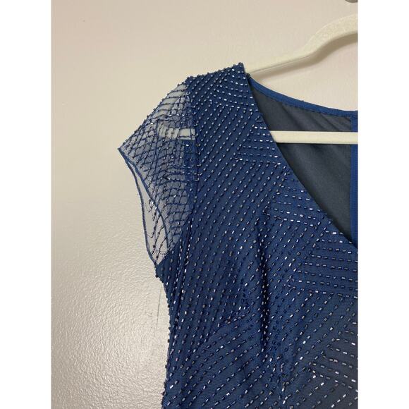 ADRIANNA PAPELL DRESS GOWN 6 MOTHER OF THE BRIDE FORMAL EVENING BRIDESMAID - Picture 9 of 15